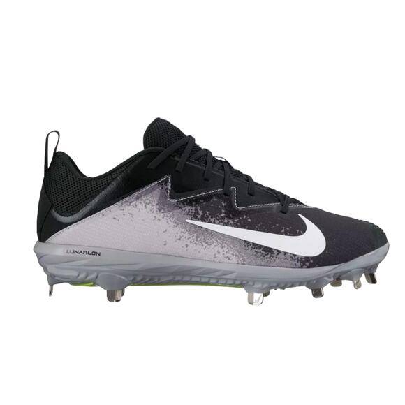 Nike Lunar Vapor Ultrafly Pro MCS Black Gray Men\'s Baseball Cleats 8.5